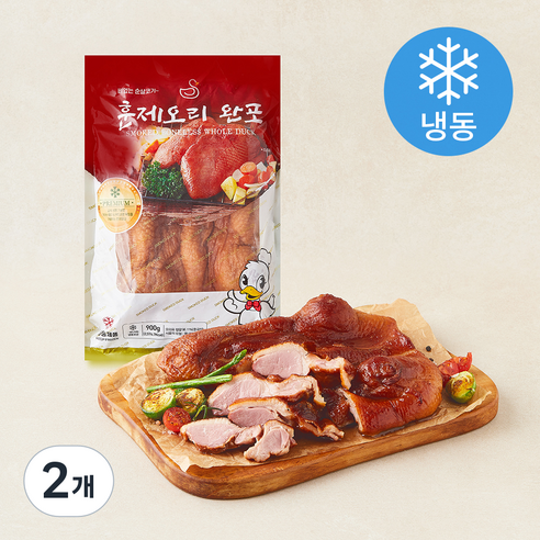 [로켓프레시] 명일품 삼아 훈제오리 완포 (냉동)