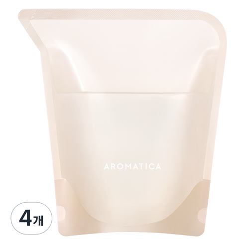 아로마티카 퓨어 앤 소프트 여성청결제 리필, 300ml, 4개