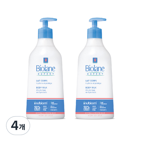 비올란 엑스퍼트 바디 밀크 아기 보습 로션, 300ml, 4개
