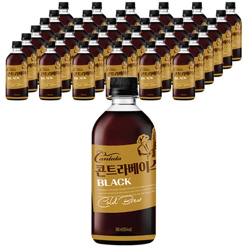 칸타타 콘트라베이스 콜드브루 블랙, 500ml, 72개입