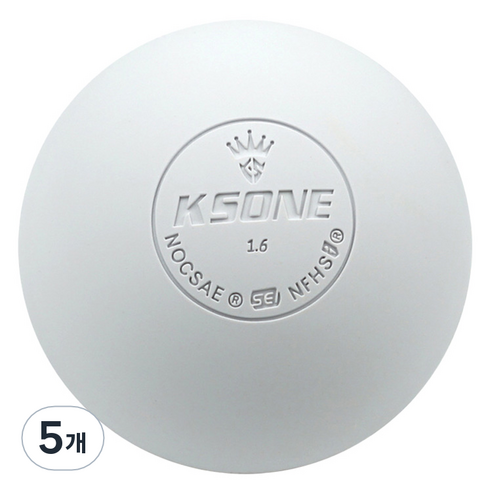KSONE 스카위즈 근육 이완 마사지 볼, 5개, 화이트
