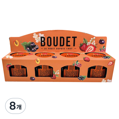 부데 딸기잼 포션, 28g, 8개