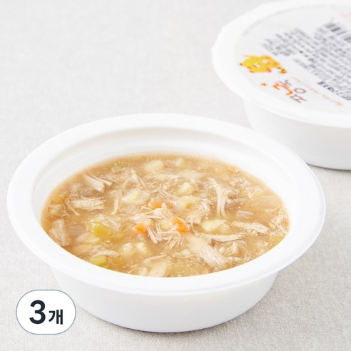 짱죽 12개월부터 이유식 반찬 치킨고구마조림, 100g, 3개, 혼합맛(치킨/고구마)