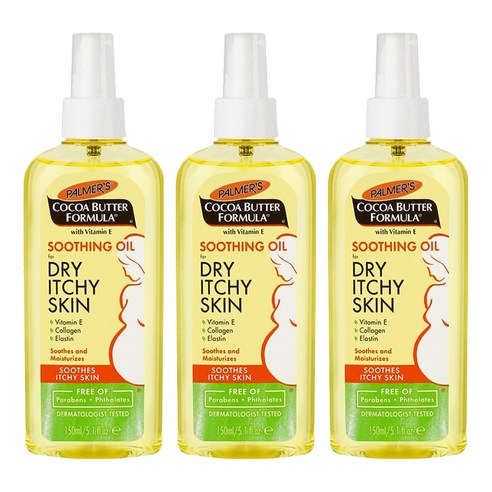 파머스 코코아버터 포뮬라 이치스킨 수딩오일, 150ml, 3개