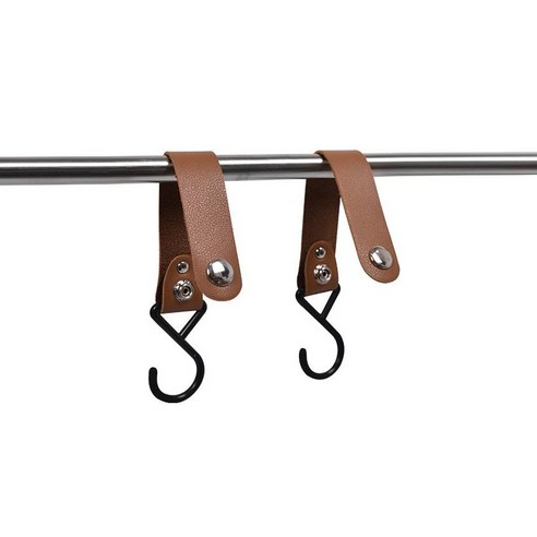 벅703 캠핑 인디언행어 오픈형 가죽 고리 세트