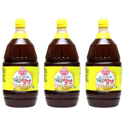 오뚜기옛날 쌀엿, 2.5kg, 3개