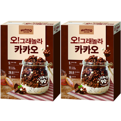 오그래놀라 카카오 시리얼, 300g, 2개