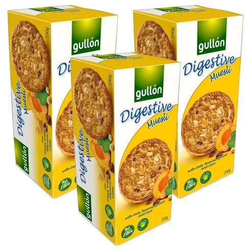 구욘 다이제스티브 뮤즐리 쿠키, 230g, 3개