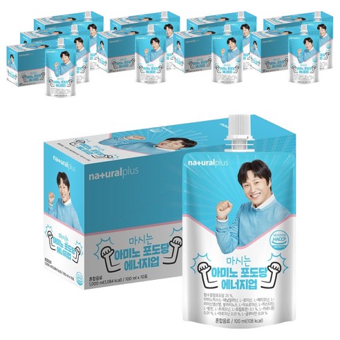 내츄럴플러스 마시는 아미노 포도당 에너지업, 100ml, 100개