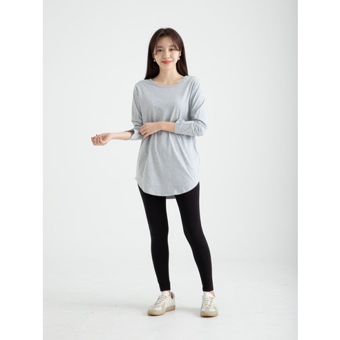세련되고 편안한 레이어링을 위한 캐럿 여성용 긴팔 티셔츠