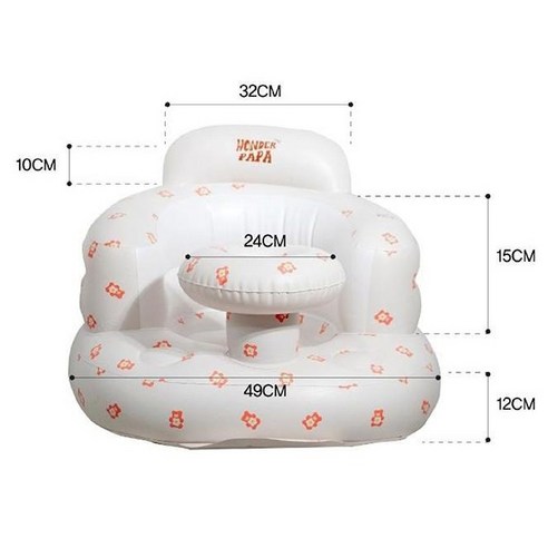 육아는 장비빨, 원더파파 도넛튜브 아기 소프트 의자로 편안한 육아 시작하세요!