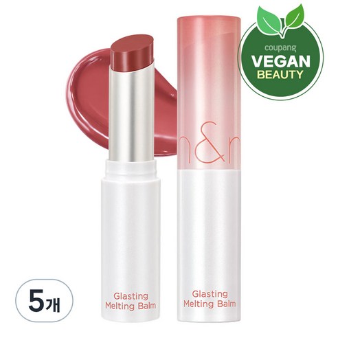 롬앤 글래스팅 멜팅 밤, 카야 피그, 3.5g, 5개