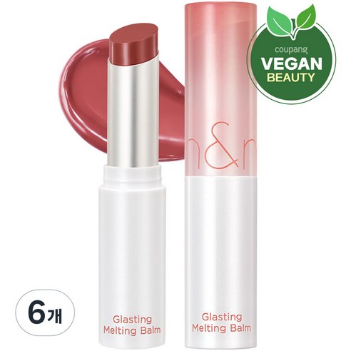 롬앤 글래스팅 멜팅 밤, 06 카야 피그, 3.5g, 6개