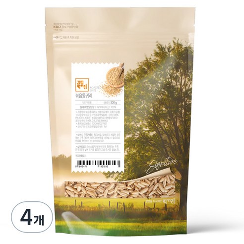 감성먹거리 볶음통귀리, 500g, 4개