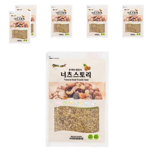 너츠스토리 호두 분태, 350g, 6개