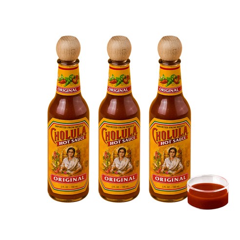 촐룰라 핫소스 오리지널, 150ml, 2개 테이준핫소스