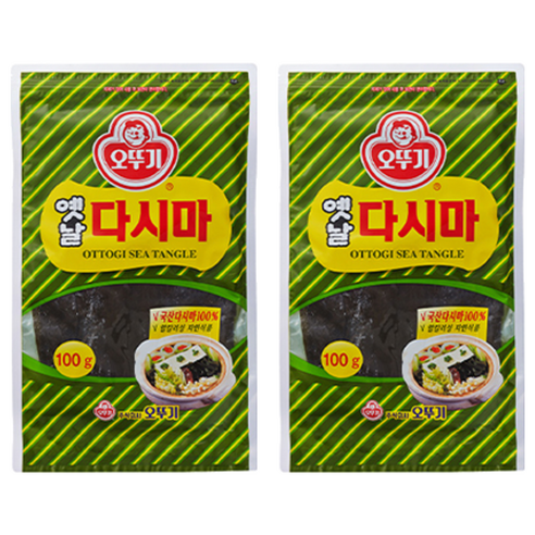 오뚜기 해조류 다시마, 100g, 2개