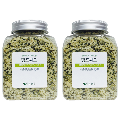 바른건강 햄프씨드, 200g, 2개
