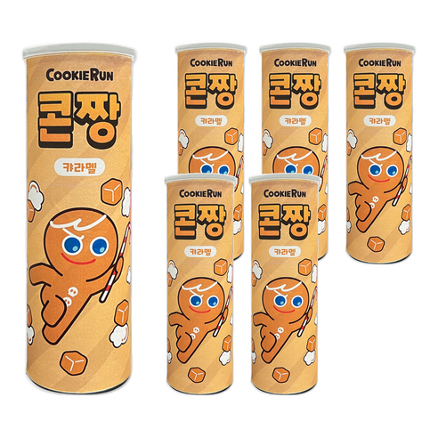쿠키런 콘짱 캬라멜, 80g, 6개