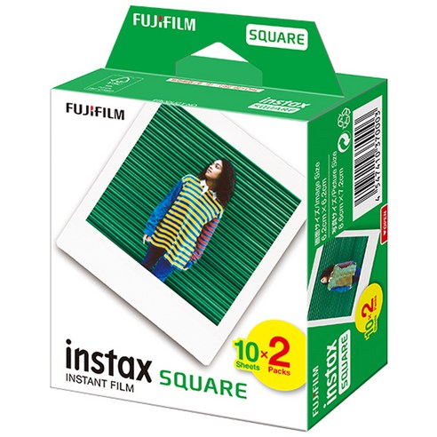 환상적인 다양한 디지털카메라 아이템으로 새롭게 완성하세요.  fuji instax 스퀘어 필름 10p – 즉석 사진의 매력을 경험하세요