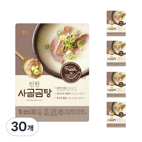 아워홈 진한 사골곰탕, 300g, 30개