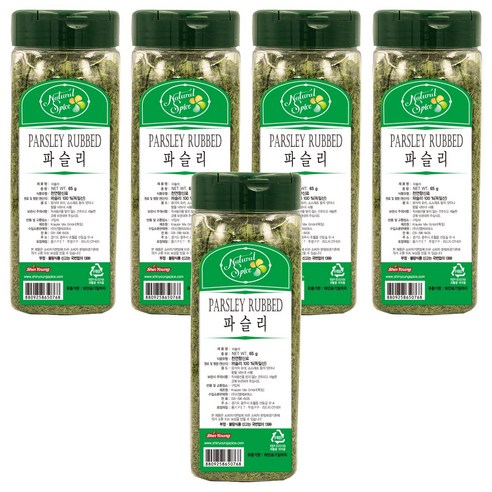 내츄럴스파이스 파슬리 후레이크, 65g, 5개