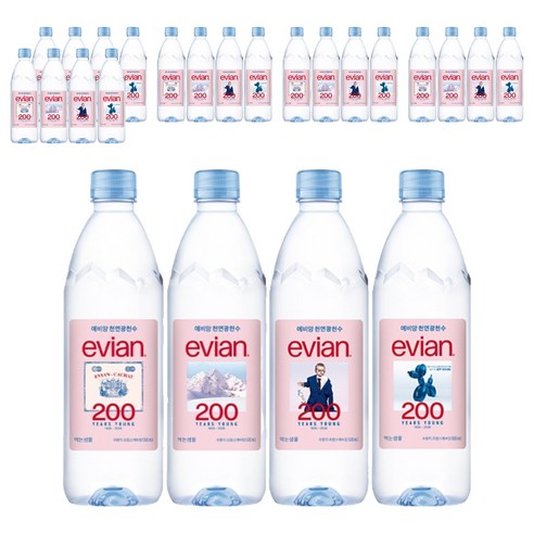 에비앙 천연광천수 생수, 500ml, 24개