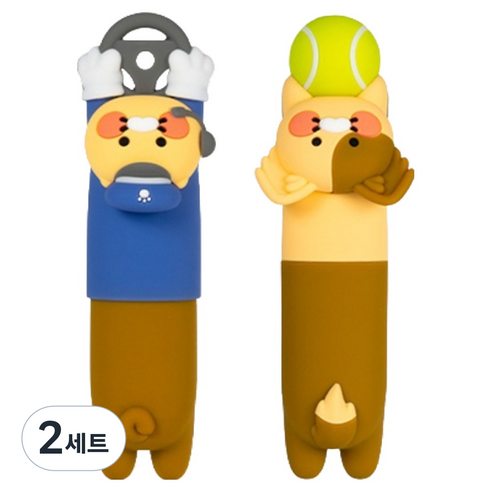 카카오프렌즈 춘식버스 도어가드 문콕방지 패드 2종 세트, 기사춘식, 개춘식, 2세트