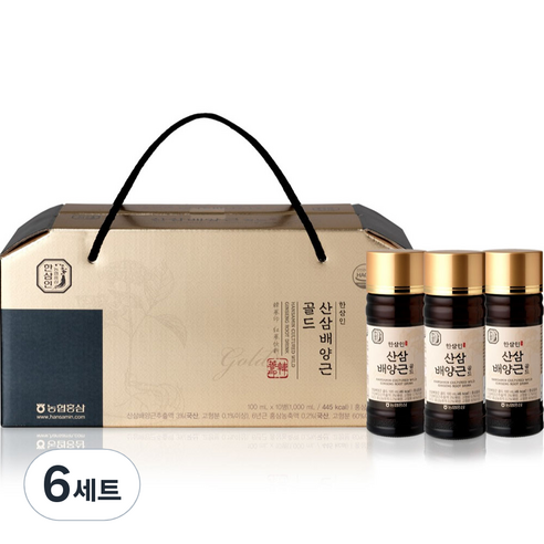 한삼인 산삼배양근 골드, 1L, 6세트