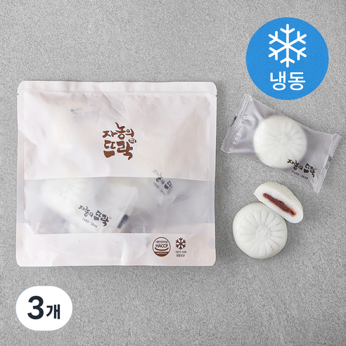 자농의뜨락 앙꼬절편 5개입 (냉동), 325g, 3개