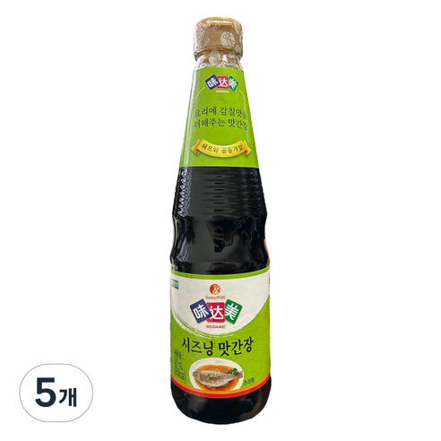 미달미 신호 시즈닝 만능 맛간장, 5개, 500ml