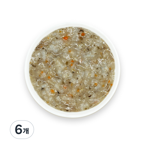 짱죽 유아용 실온 이유식 중기 죽 2, 모듬버섯죽, 160g, 6개