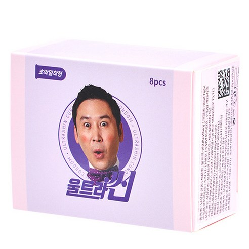 신동엽 울트라씬 컴팩트에디션 무꼭지밀착형 콘돔, 8개입, 1개