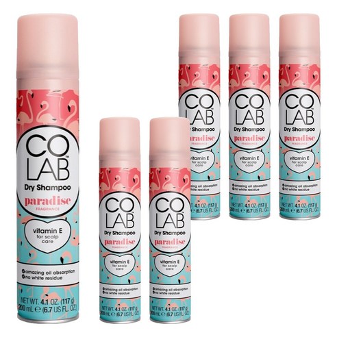 코랩 퍼퓸 드라이샴푸 파라다이스향, 200ml, 6개