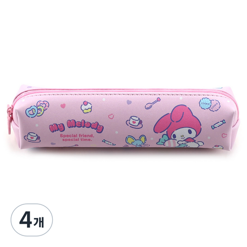 산리오캐릭터즈 베이직필통, my melody, 4개