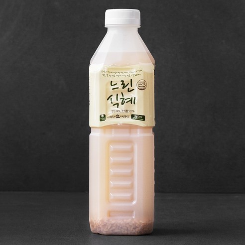 느린부엌 식혜, 1L 한 개에 4,980원이라 양부터 따져봤어요 1