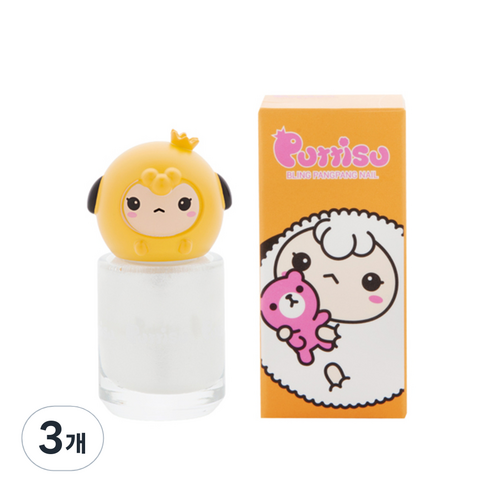 뿌띠슈 블링팡팡 네일 B05 트윙클화이트, 8ml, 3개