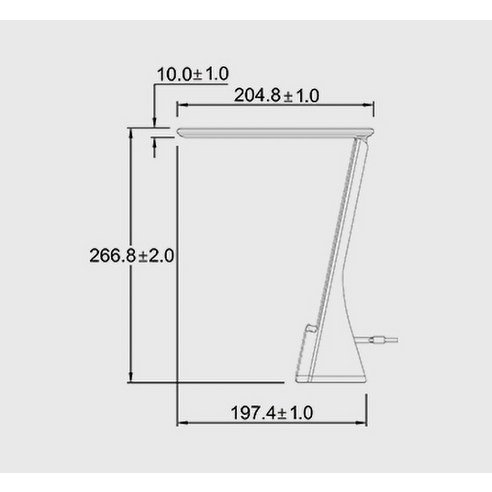 파나소닉 접이식 LED 스탠드 HHLT0399W11, 화이트