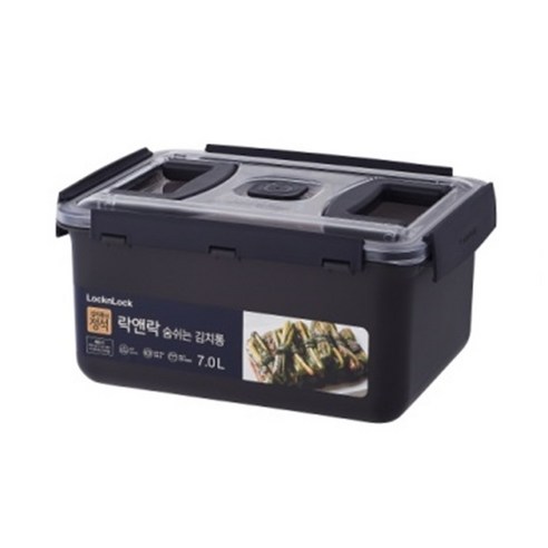 락앤락 숨쉬는 김치통 그레이, 7L, 1개
