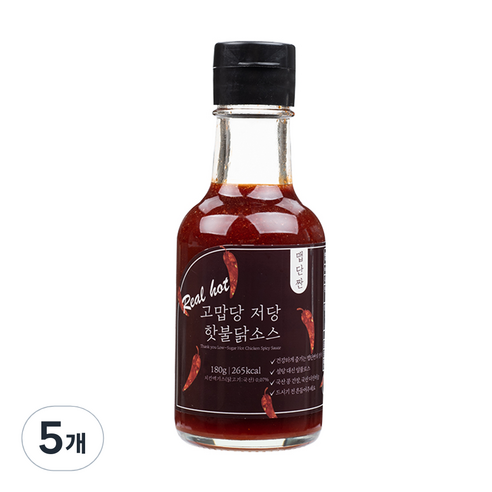 특별한맛 고맙당 저당 불닭 핫소스, 180g, 5개