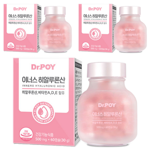닥터포이 이너스 히알루론산 30g, 60정, 3개