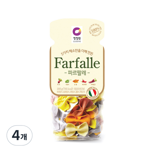 청정원 파르팔레, 200g, 4개