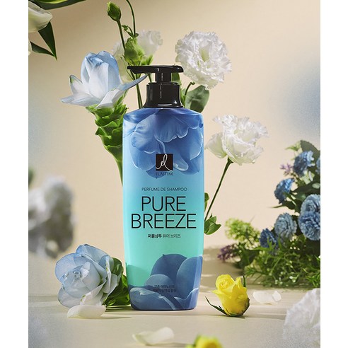 엘라스틴 퓨어 브리즈 퍼퓸 컨디셔너 화이트 퓨어향, 600ml, 4개