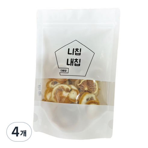 니칩내칩 활용도가 좋은 건조 레몬껍질, 40g, 4개