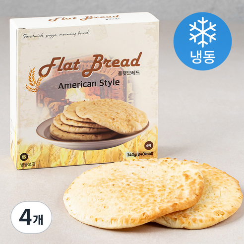 리치 플랫 브레드 고디타 (냉동), 340g, 4개