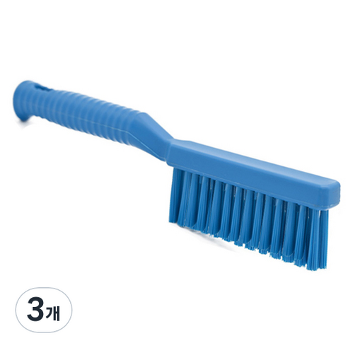 월드크린 딱딱이솔 미디움, 블루, 3개