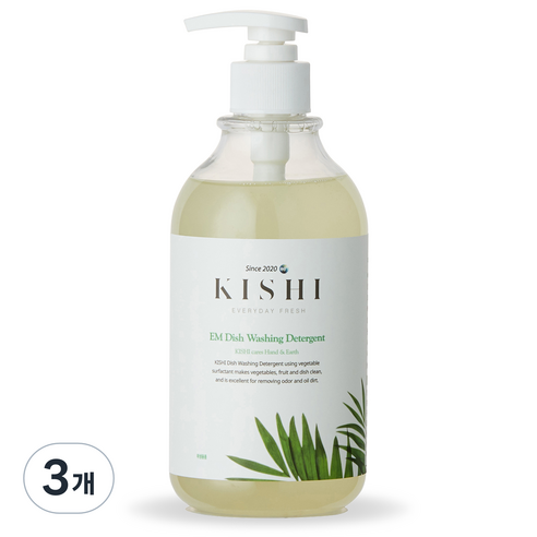 키쉬 주방 앤 젖병세제, 300ml, 3개