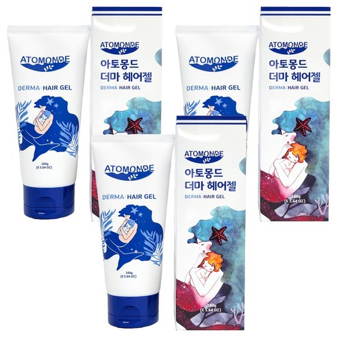 아토몽드 더마헤어젤, 160g, 3개