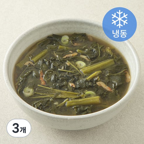 집반찬연구소 보리새우 아욱국 (냉동), 650g, 3개