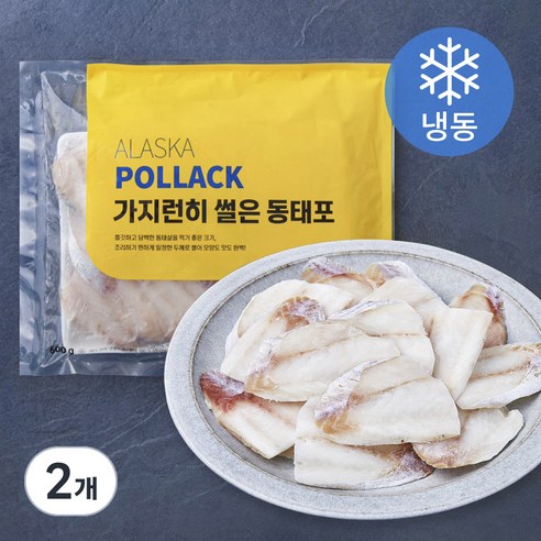 아임피쉬 가지런히 썰은 동태포 (냉동), 2개, 600g